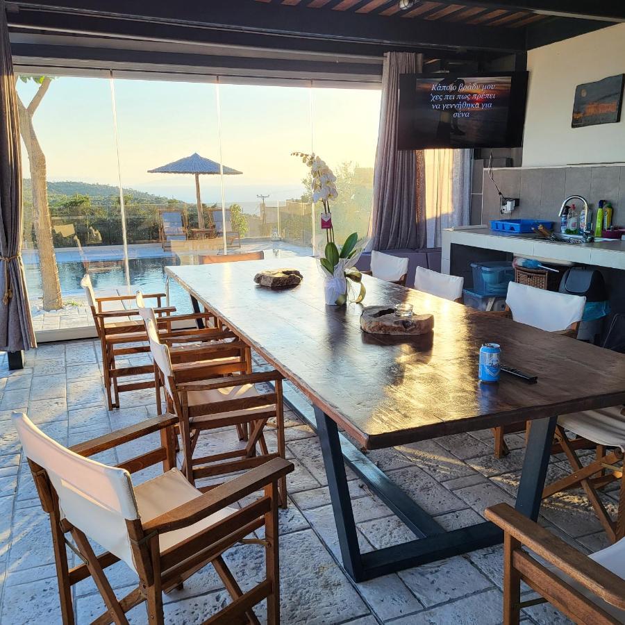 Stergiou Luxury Apartments With Shared Pool Anávyssos Eksteriør bilde