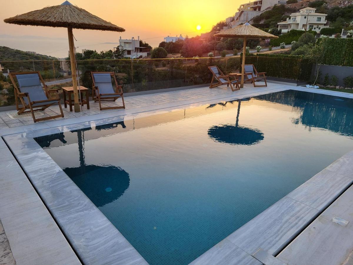 Stergiou Luxury Apartments With Shared Pool Anávyssos Eksteriør bilde