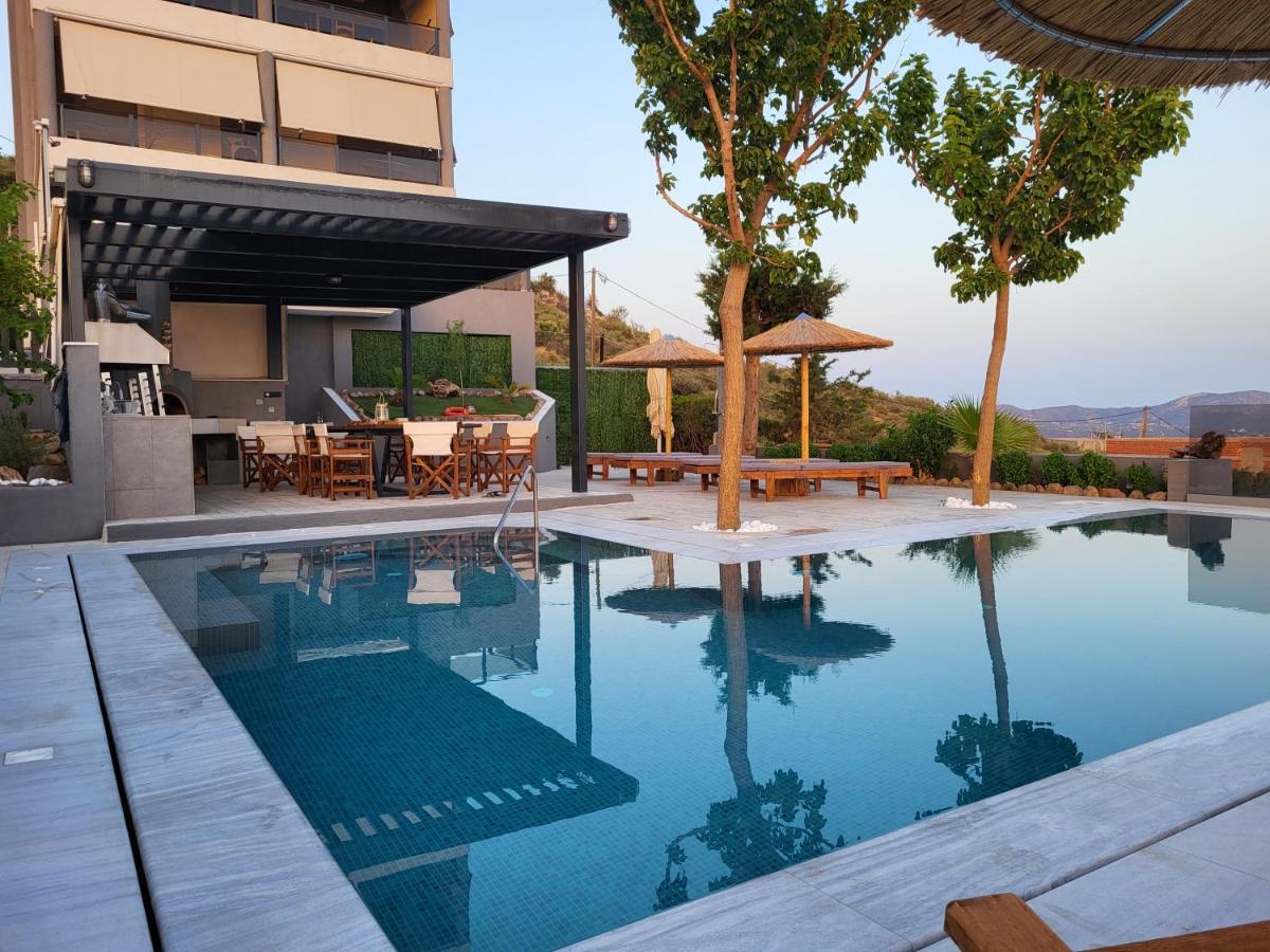 Stergiou Luxury Apartments With Shared Pool Anávyssos Eksteriør bilde