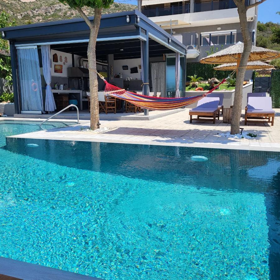 Stergiou Luxury Apartments With Shared Pool Anávyssos Eksteriør bilde