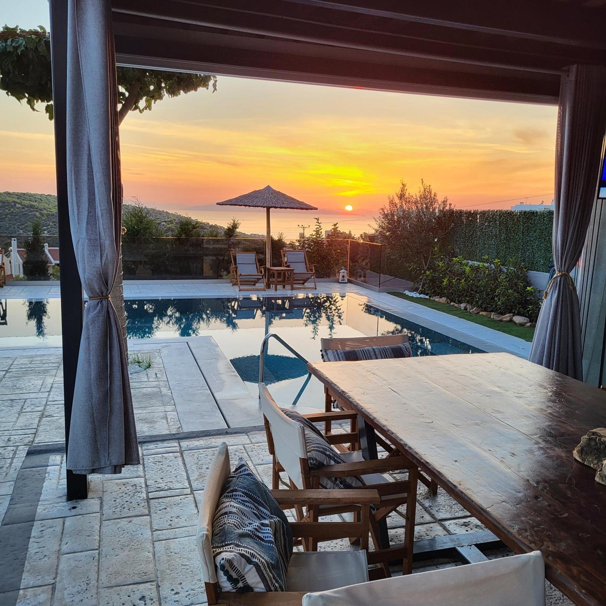 Stergiou Luxury Apartments With Shared Pool Anávyssos Eksteriør bilde